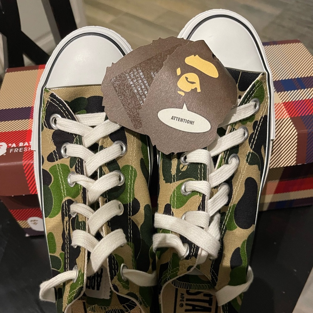 BAPE Camo Chucks